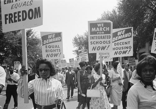 Marcha por los derechos civiles EEUU