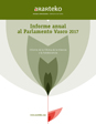 Informe al Parlamento Vasco 2017 - Informe de la Oficina de la Infancia y la Adolescencia - Portada