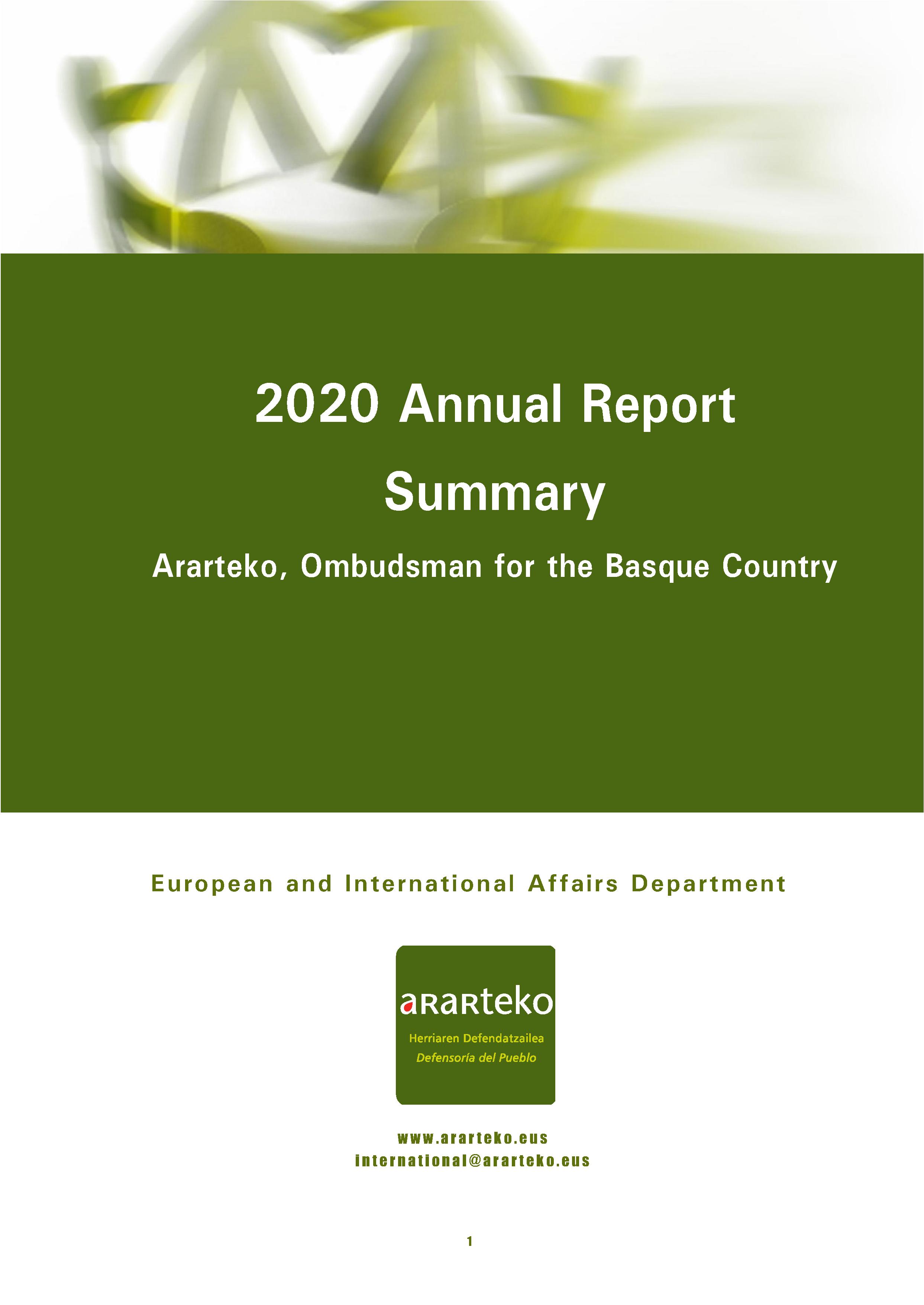 2020 Annual Report Summary