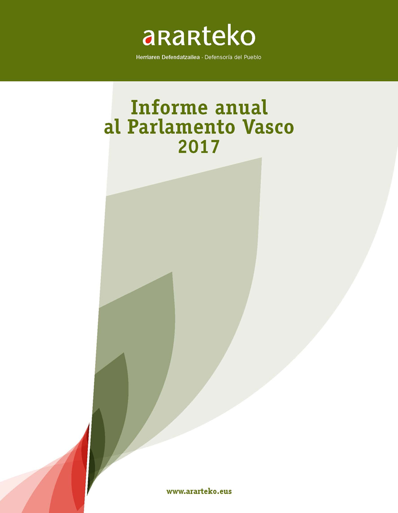 Informe al Parlamento Vasco 2017