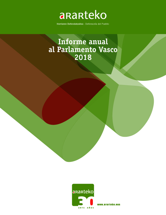 Informe al Parlamento Vasco 2018