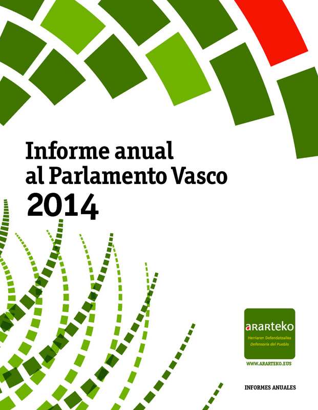 Informe al Parlamento Vasco 2014