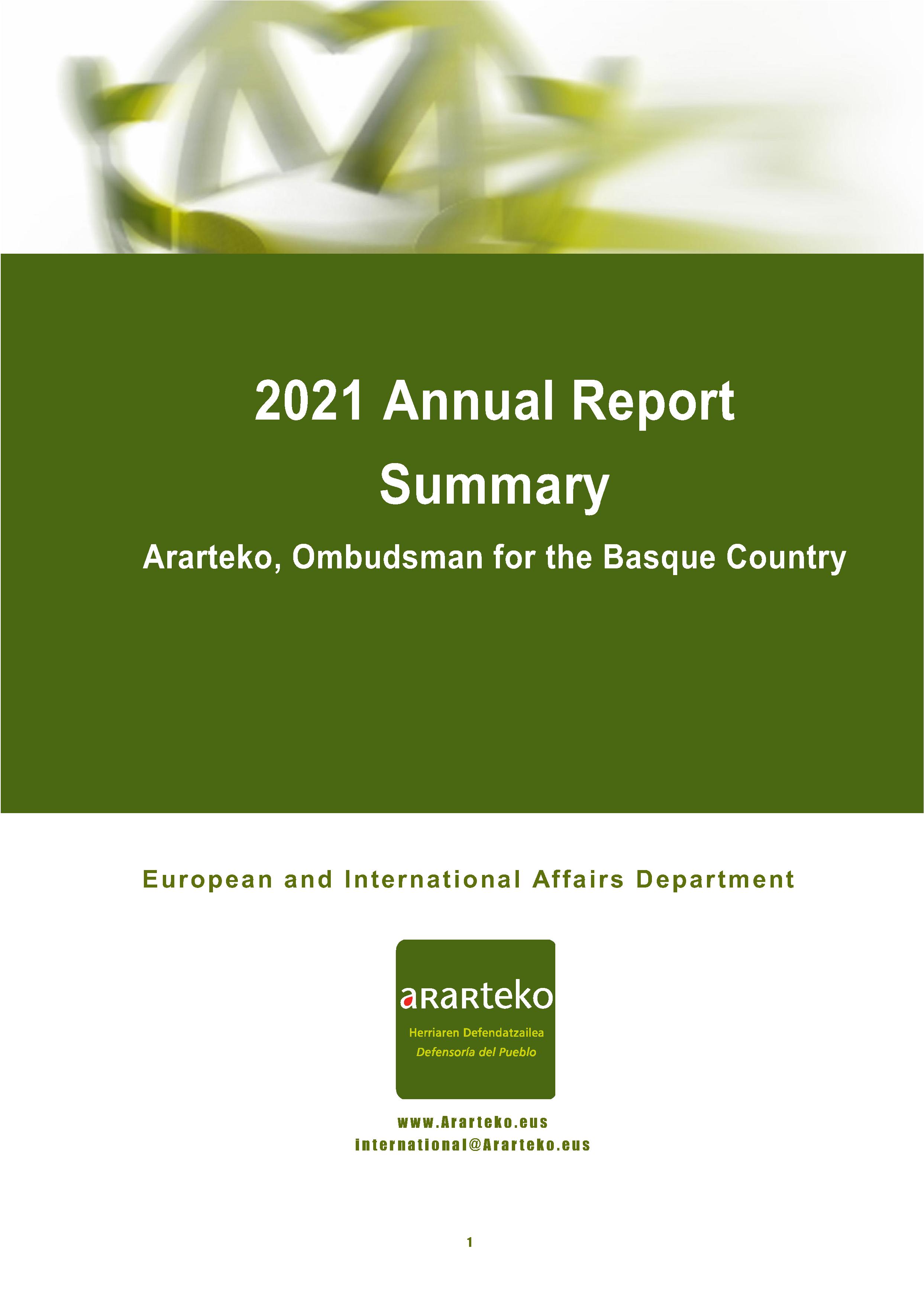 2021 Annual Report Summary